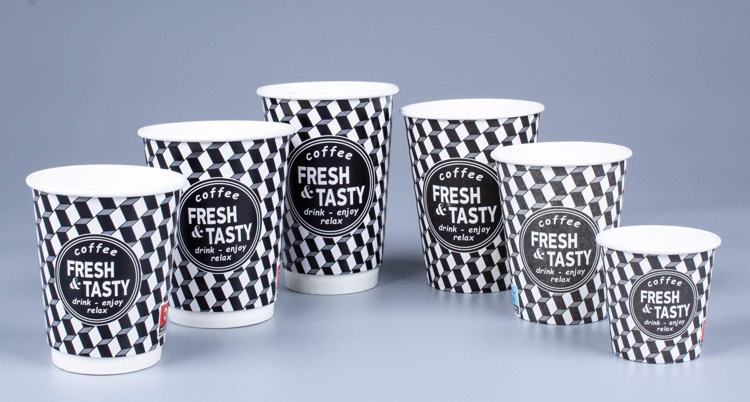 Paper cups for hot drinks single wall and double wall production and wholesale MoraCup